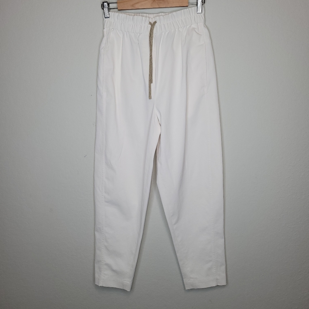 Sweaty Betty Cream/ White Casual Pants Size 0_2